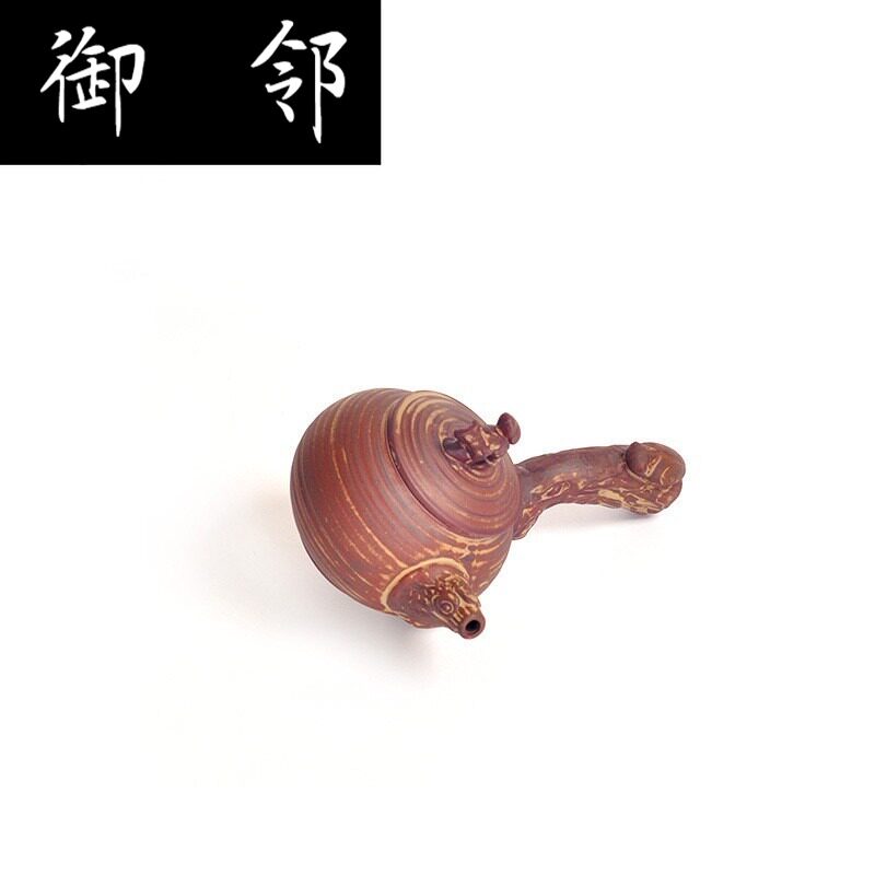 台湾柴烧手工知了浮雕侧把壶养生冲茶器日式粗陶功夫茶具烧水单壶|msdalam kategori pinggan mangkuk, set teh, Chongcha - dari Buy2taobao.com untuk memberikan perkhidmatan ejen Taobao profesional membeli