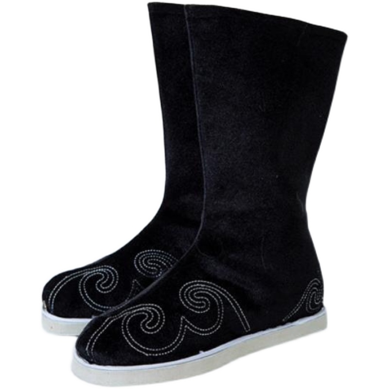 老北京布鞋小男孩民族演出汉服