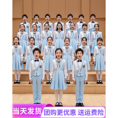 儿童演出服六一爱国朗诵演讲服装