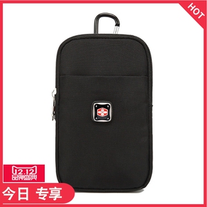 瑞士军刀手机包男腰包穿皮带老年零钱包男士钥匙袋小包包手拿超薄