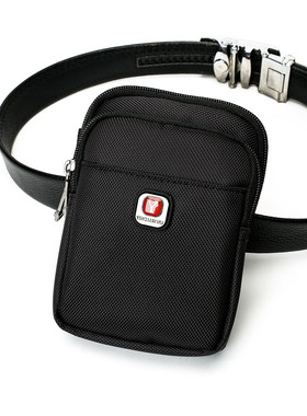 瑞士军刀男士腰包穿皮带手机包户外多功能手机腰包斜挎包男大容量