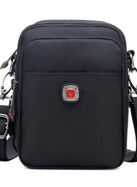 瑞士军刀多功能单肩包男腰包帆布斜挎包简约小包户外手机包男潮牌