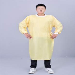 围裙厨房家用做饭防油工作服男夏季 薄款 防尘罩衣成人男女防水长袖