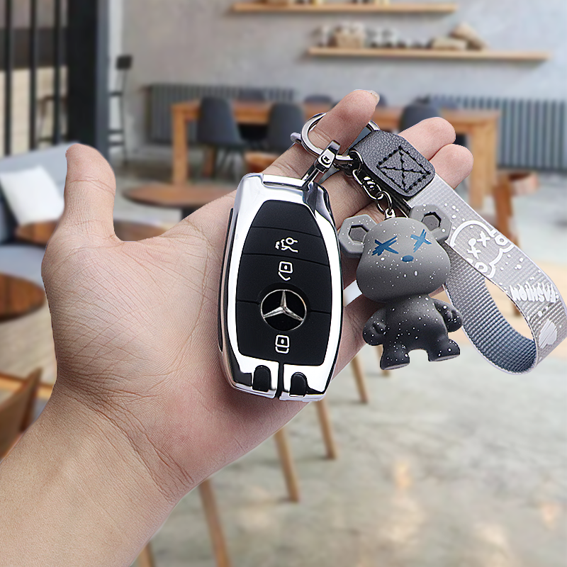 【简约锌合金】专用于奔驰钥匙套