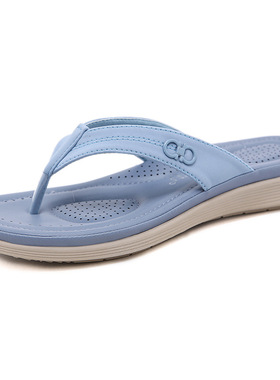 Sandals metal clip foot soft bottom sandals flip-flops 35-42