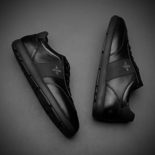 高端轻奢男鞋秋季真皮休闲皮鞋