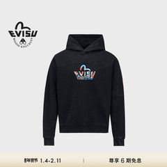 [秋冬新品]MOOSE KNUCKLES X EVISU联名男女同款刺绣宽松卫衣