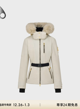 [秋冬新品]MOOSE KNUCKLES BELTED女士鹅绒滑雪服小剪刀羽绒服
