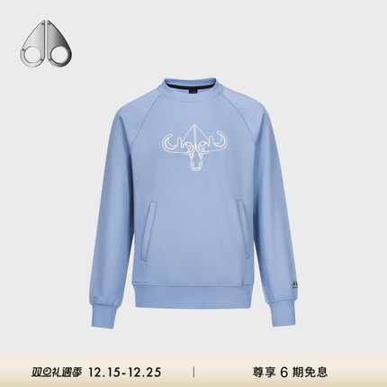 MOOSE KNUCKLES  PULLOVER 男士圆领套头卫衣