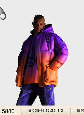 [限时6折]MOOSE KNUCKLES  联名款双面穿派克鹅绒小剪刀羽绒服男