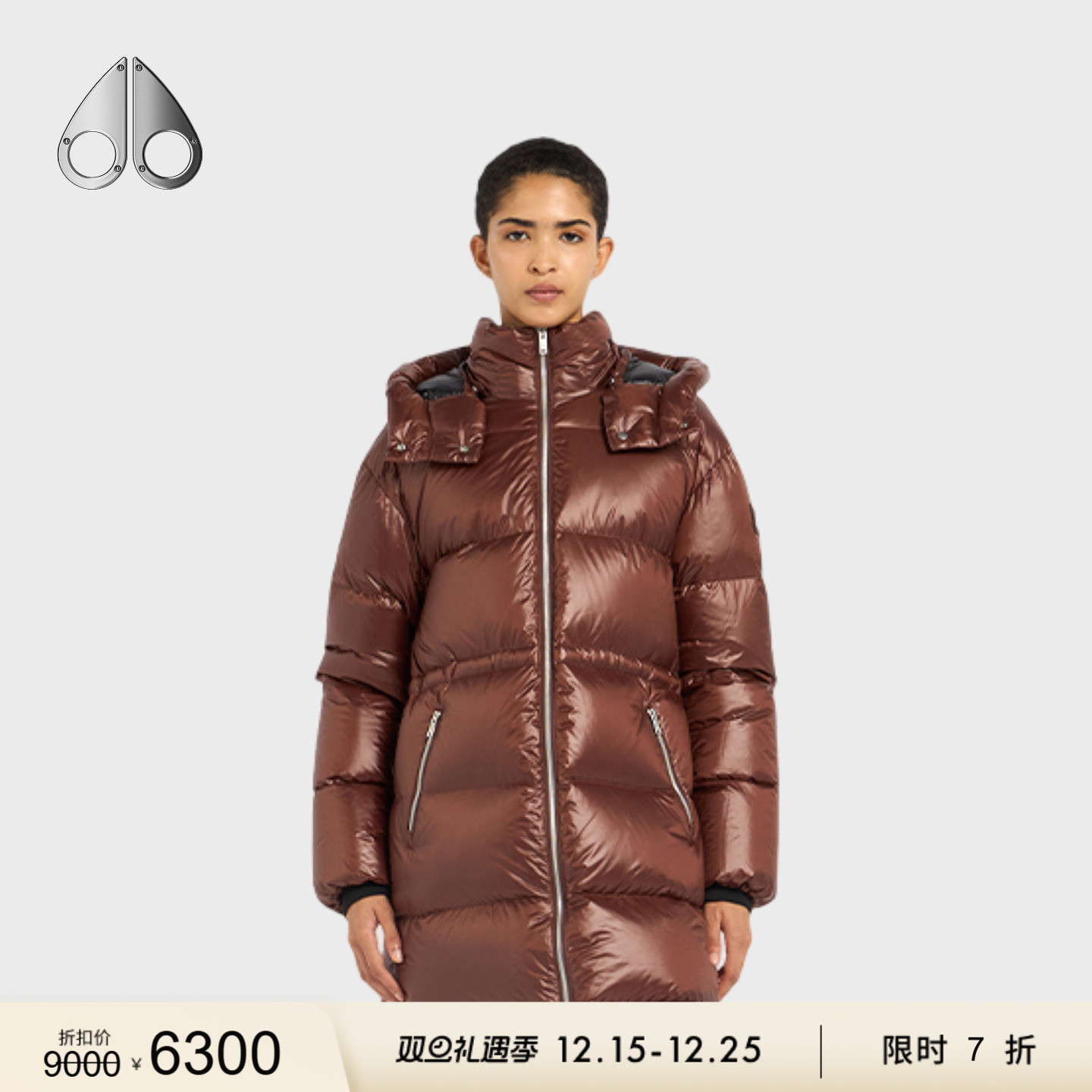 [限时7折]MOOSE KNUCKLES PARKA 女士保暖小剪刀羽绒服外套