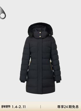 [秋冬新品]MOOSE KNUCKLES PARKA女士金标中长款鹅绒小剪刀羽绒服