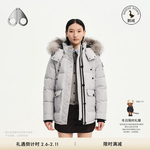 MOOSE KNUCKLES Anguille ONYX 女士休闲短款羽绒夹克外套