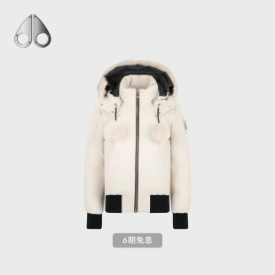 MOOSE KNUCKLES 女士鹅绒羽绒服飞行员夹克 秋冬新品