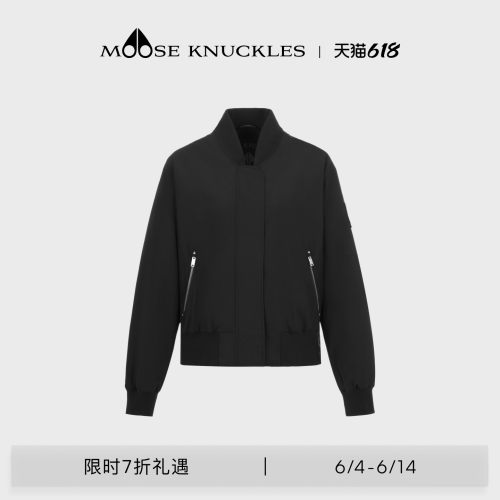 MOOSE KNUCKLES VERVILLE 女士立领飞行员夹克外套