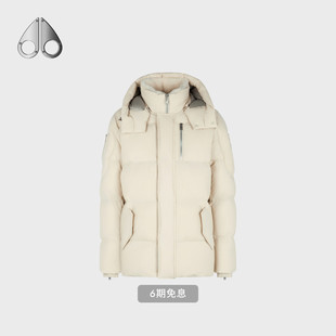 KNUCKLES 秋冬新品 MOOSE 鹅绒连帽小剪刀羽绒服 男士