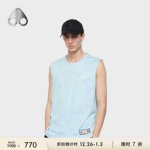 KNUCKLES SPORT 男士 轻薄LOGO无袖 MOOSE 夏季 T恤运动 限时7折