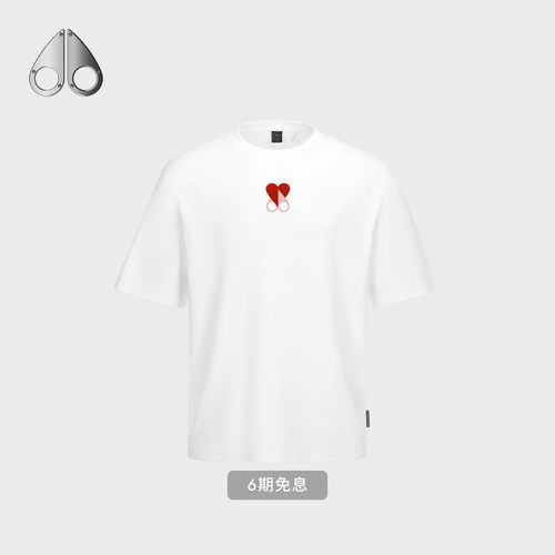 [秋冬新品]MOOSE KNUCKLES CVD 限定系列中性宽松廓形T恤