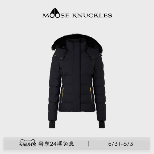 MOOSE KNUCKLES JACKET GOLD 女士金标保暖鹅绒小剪刀羽绒服外套