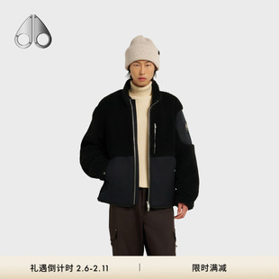 [秋冬新品]MOOSE KNUCKLES 男士拼色立领休闲夹克外套