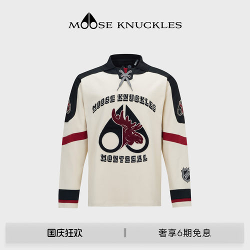 MOOSE KNUCKLES NHL联名男士POLO卫衣