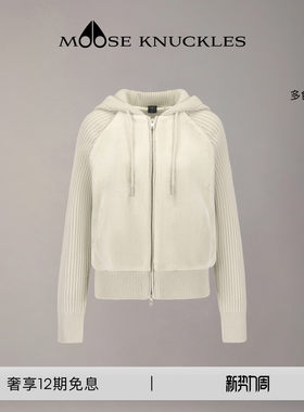 [早秋新品]MOOSE KNUCKLES 女士经典LOGO小剪刀拼接外套