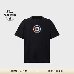 [秋冬新品]MOOSE KNUCKLES X EVISU联名男女同款刺绣宽松短袖T恤