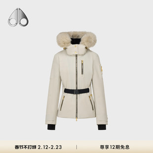 [秋冬新品]MOOSE KNUCKLES BELTED女士鹅绒滑雪服小剪刀羽绒服