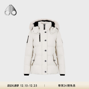 秋冬新品 JACKET MOOSE 3Q经典 女士鹅绒毛领羽绒服 KNUCKLES