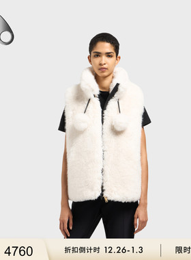 [限时7折]MOOSE KNUCKLES  RUBY GOLD VEST短款保暖抓绒马甲