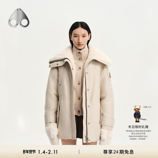 [秋冬新品]MOOSE KNUCKLES 女士鹅绒翻领小剪刀羽绒服