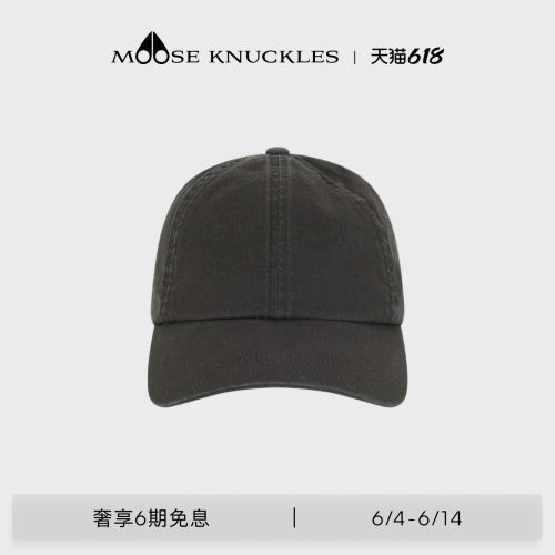 MOOSE KNUCKLES ELBERT LOGO女士可调节棒球帽鸭舌帽