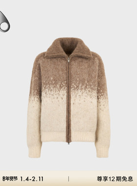 [秋冬新品]MOOSE KNUCKLES 女士羊毛混纺针织毛衣开衫