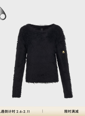 MOOSE KNUCKLES AQUILA GOLD 女士保暖套头针织衫