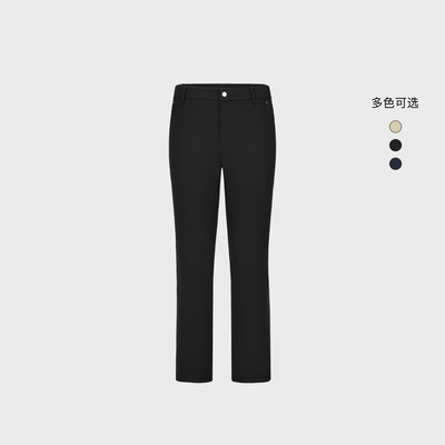 [早春新品] MOOSE KNUCKLES 男士简约宽松小剪刀休闲长裤