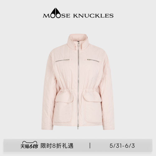 MOOSE KNUCKLES LAKE女士简约可调节收腰夹克外套
