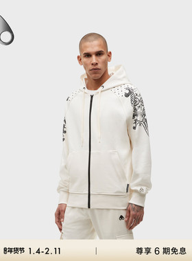 MOOSE KNUCKLES 男士长袖户外休闲连帽拉链卫衣