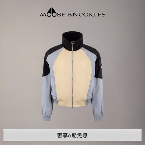 MOOSE KNUCKLES 女士撞色宽松短款防晒休闲小剪刀休闲外套