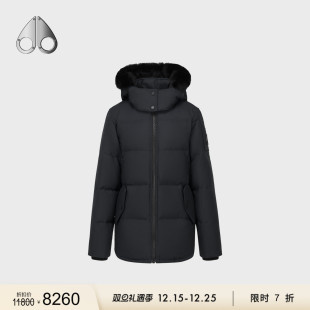 KNUCKLES MOOSE 女士毛领连帽小剪刀羽绒服 限时7折