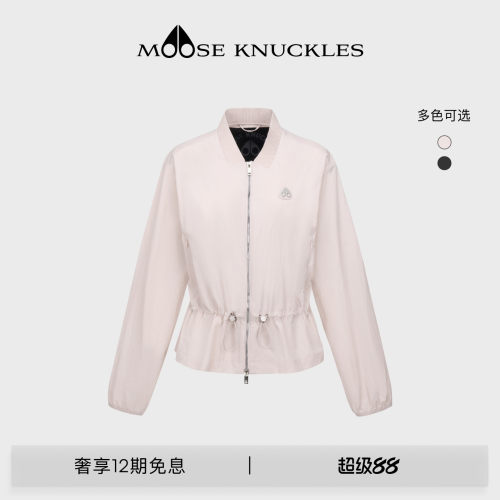 [春夏新品]MOOSE KNUCKLES 女士收腰防晒休闲小剪刀夹克外套