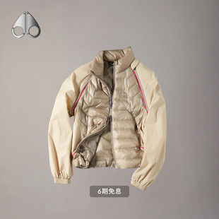 KNUCKLES 早春新品 MOOSE 轻羽鹅绒小剪刀羽绒服 女两穿可拆卸袖
