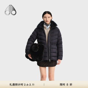 [限时8折]MOOSE KNUCKLES 女士鹅绒收腰小剪刀羽绒服