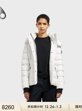 [限时7折]MOOSE KNUCKLES 女士连帽收腰小剪刀羽绒服外套秋冬款