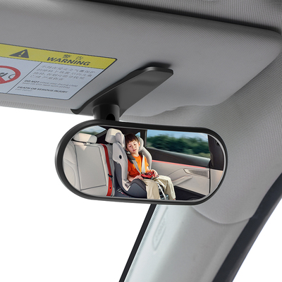 车内儿童后视镜反向360°遮阳板固定车用宝宝镜汽车后排观察镜子