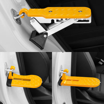 汽车通用攀爬车顶门锁扣折叠脚踏板脚蹬登顶辅助梯多功能挂钩踏板