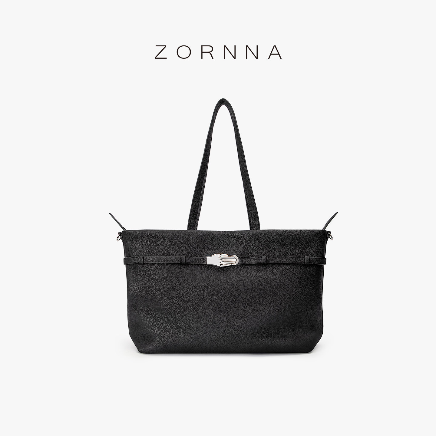 Zornna头层牛皮通勤大容量托特包