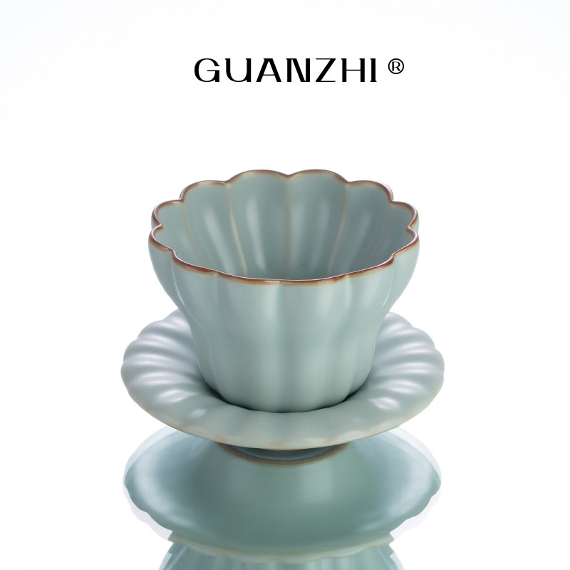 观止汝窑茶杯主人杯品茗杯单杯