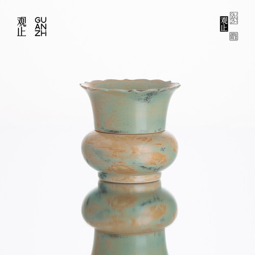 观止手工莲花建水茶具配件