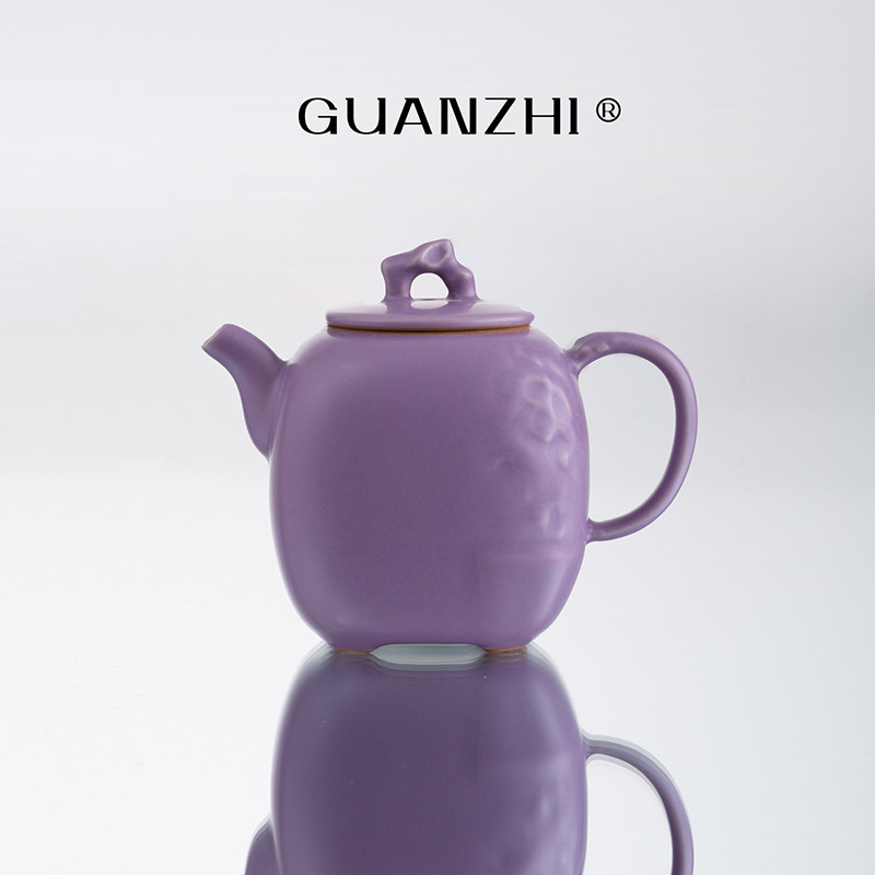 观止丁香紫茶壶泡茶壶