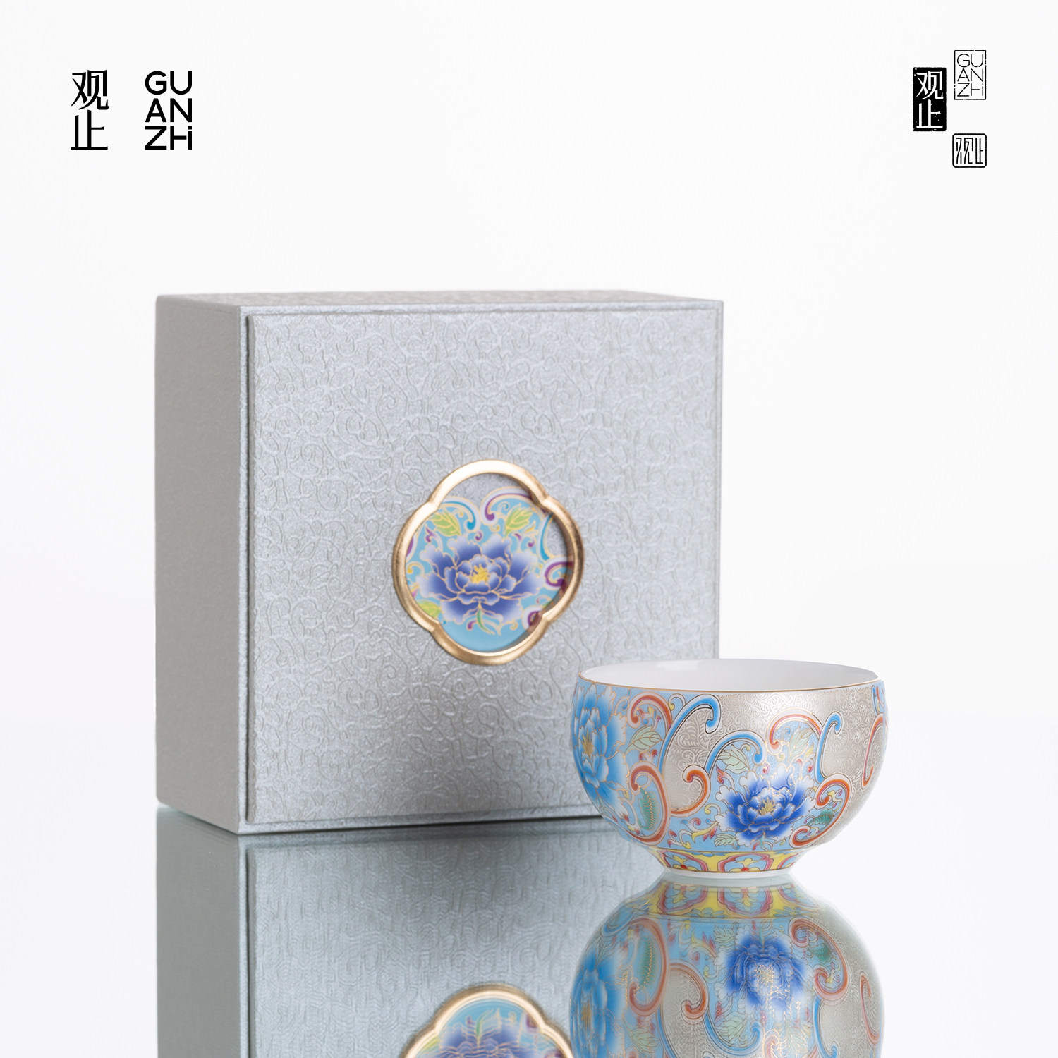 观止手工掐丝银茶杯主人杯